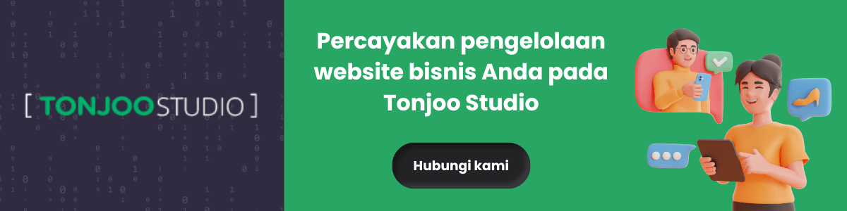 Percayakan pengelolaan website Anda pada Tonjoo