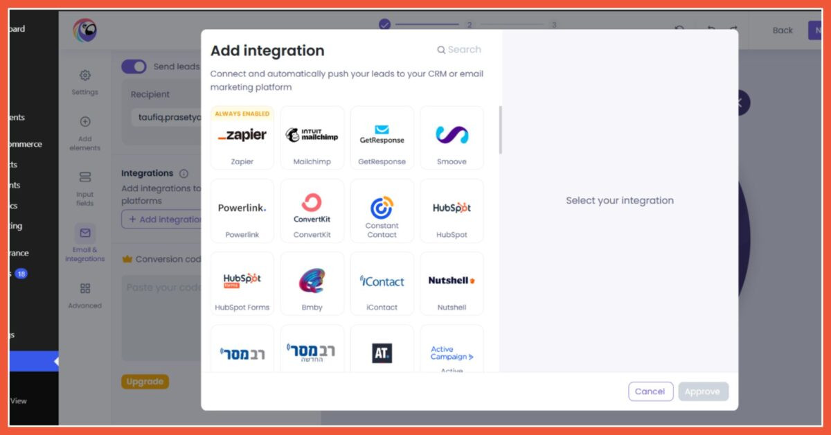 integrasi dengan berbagai platform CRM