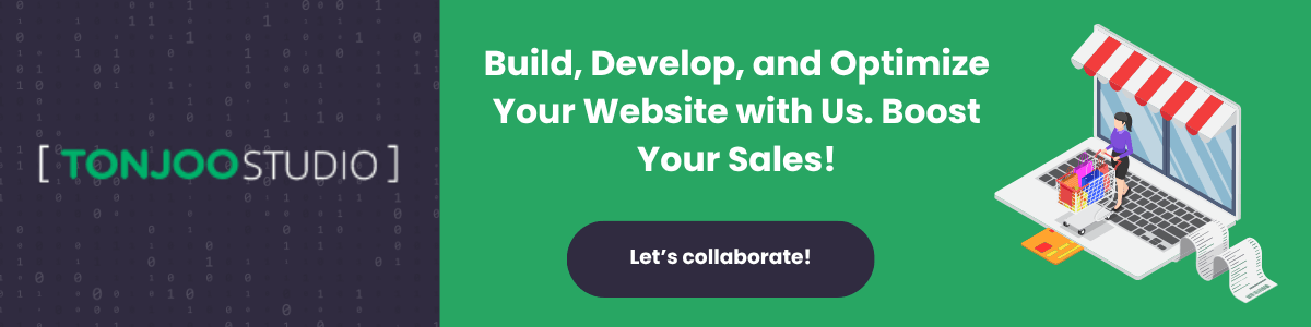 develop website with tonjoo