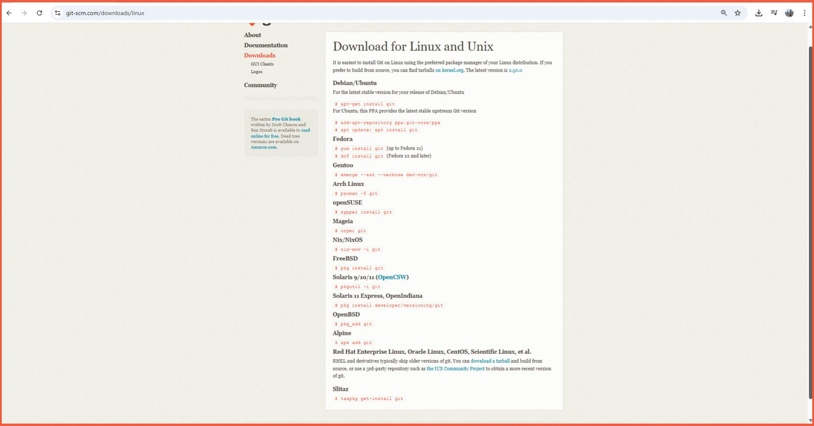 Download Git Linux_Unix (2)