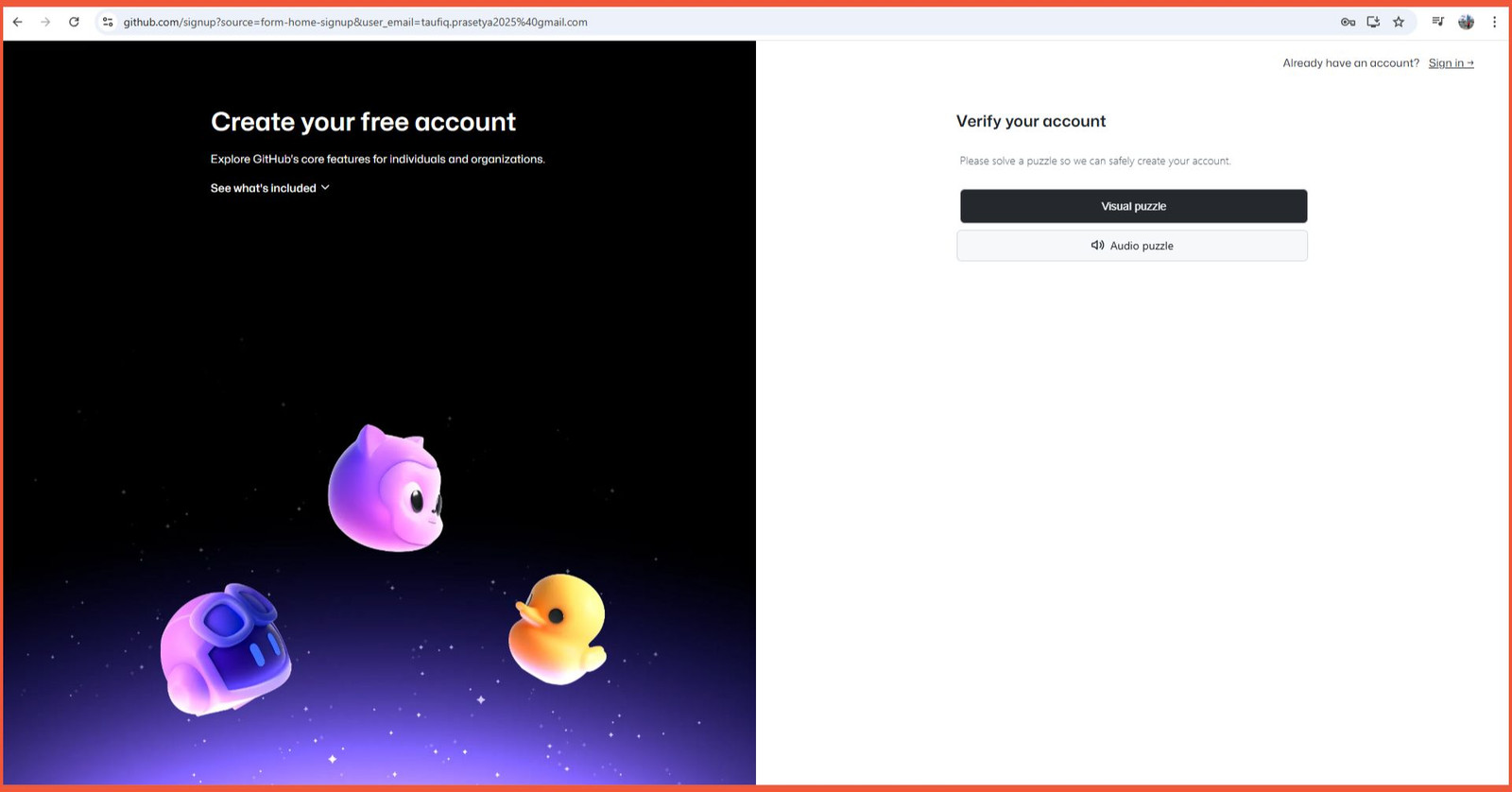 Cara membuat akun Github - verifikasi akun GitHub