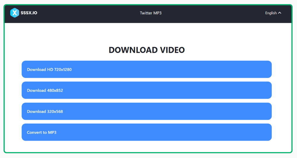 cara download video dari x menggunakan sssx.io