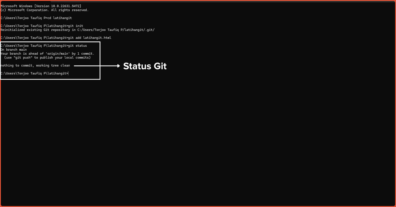 Git status