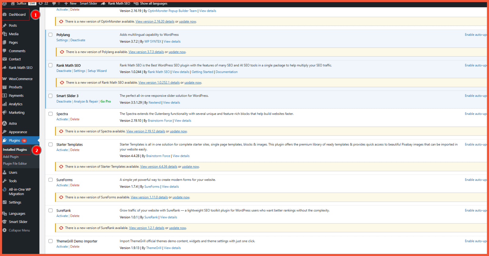 cara menghapus plugin WordPress
