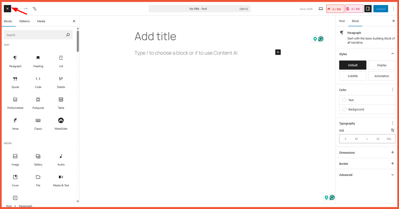 block editor vs classic editor